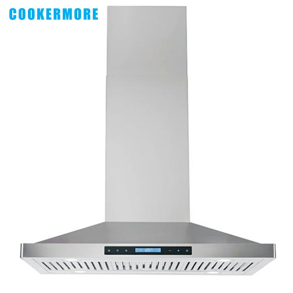 Super strong suction international version side range hood double motors kitchen chimney