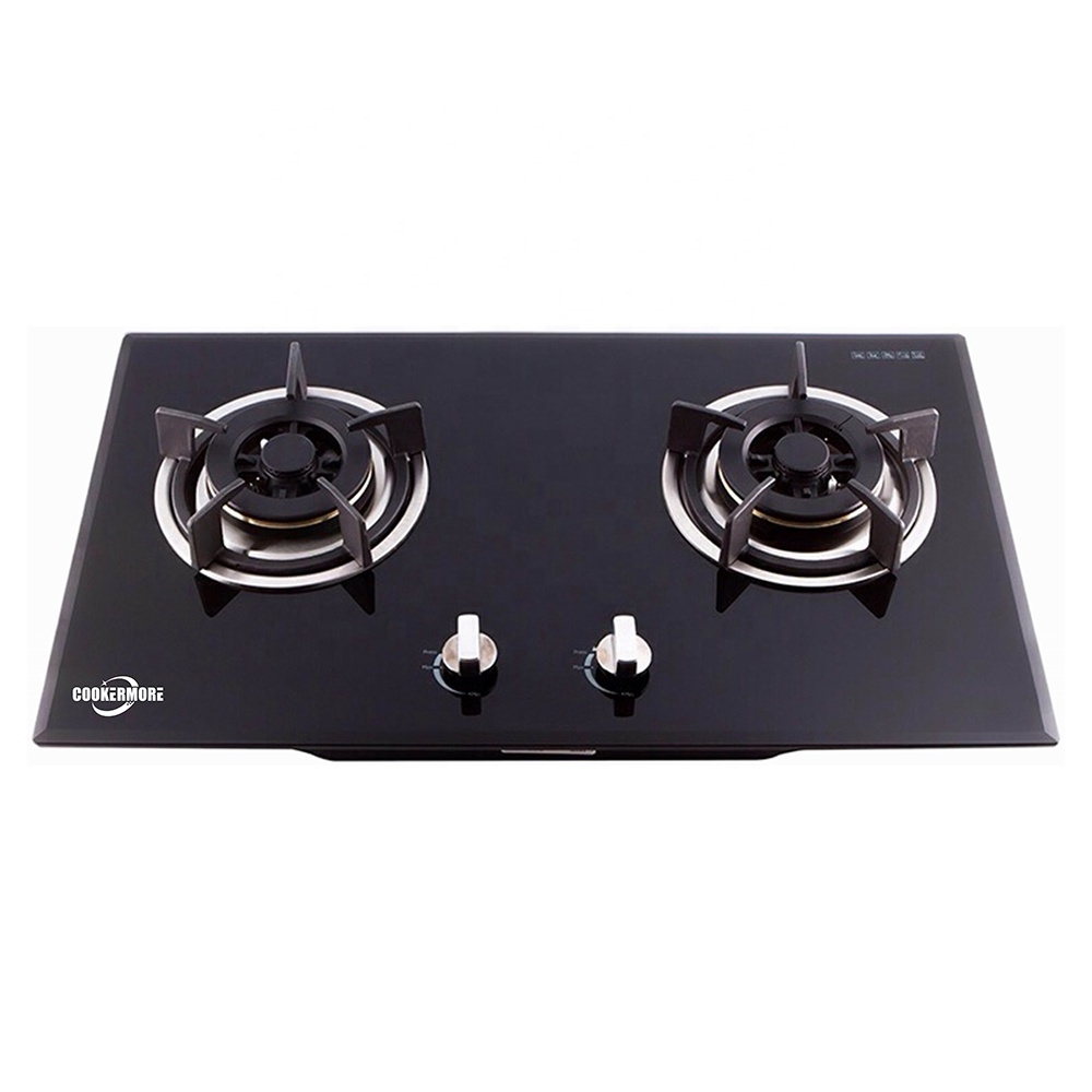 China hot sale two burner  gas cooker parts gas cooker with oven and grill