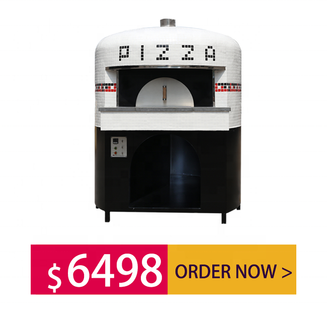 Commercial outdoor lava LPG/NG gas pizza oven