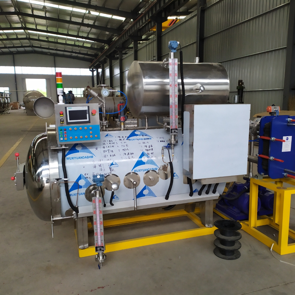 1200mm Industrial Food Sterilizer Autoclave /Retort Machine for Glass Jars Tin Can Retort Sterilizer Autoclave Steam Sterilizer