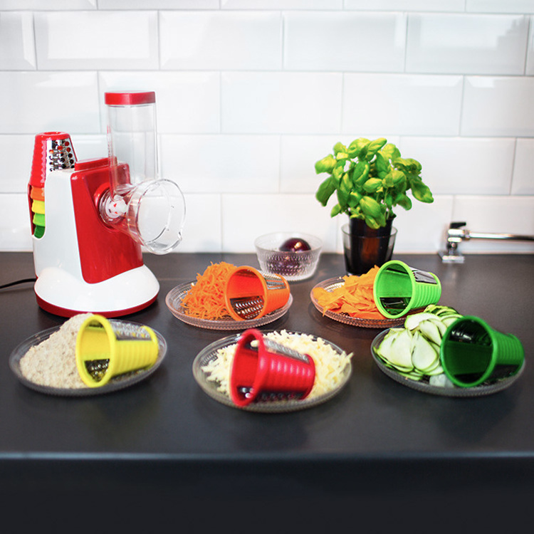 Hot sell in tiktok mini home vegetable slicerSalad Spinner Chopper Turning Slicer Manual Food Processor Mini Kitchen Customized