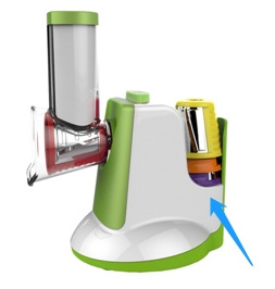 Hot sell in tiktok mini home vegetable slicerSalad Spinner Chopper Turning Slicer Manual Food Processor Mini Kitchen Customized