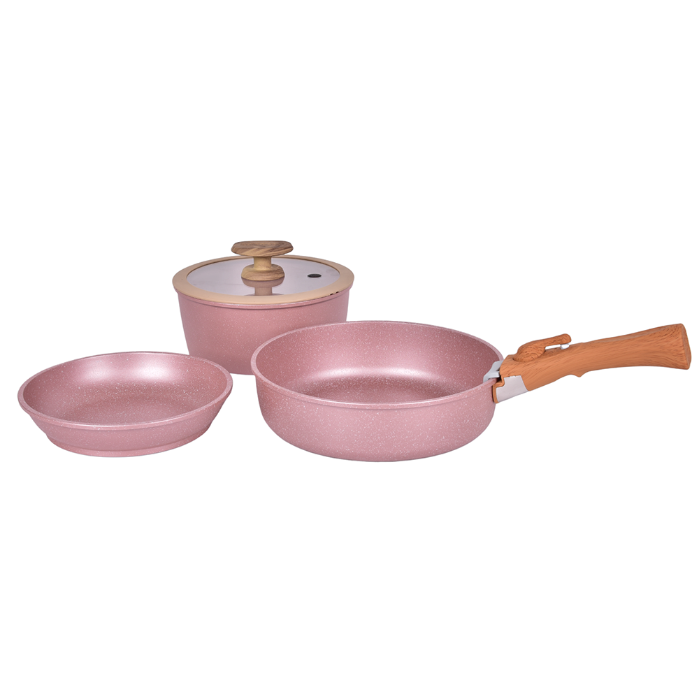 Cooklover Pots and Pans Set Induction Kitchen Cookware Sets Non Stick with Removable Detachable Handle