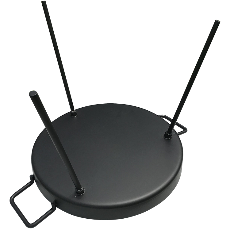 New Arrival Arab African Cast Iron stainless steel pan /Camp Pot outdoor cooking wok with 3 legs