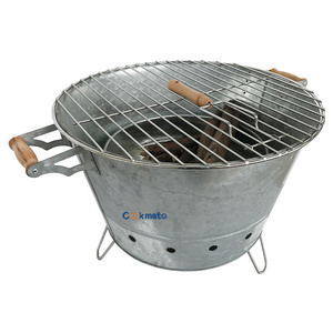 Folding Portable Lightweight Barbecue Grill Tools Fire Pit Grill for Picnics Tailgaiting Camping or Patio