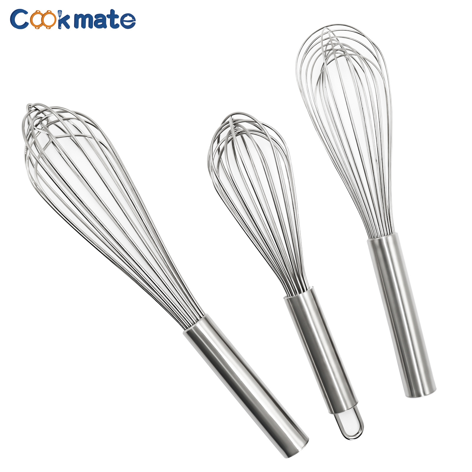 Cookmate 2023 HOT SELL 304 Stainless Steel Kitchen Manual Egg Whisks