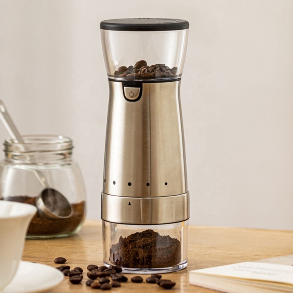 Eco friendly products 2023 smart coffee maker set stainless steel electric coffee grinder machine