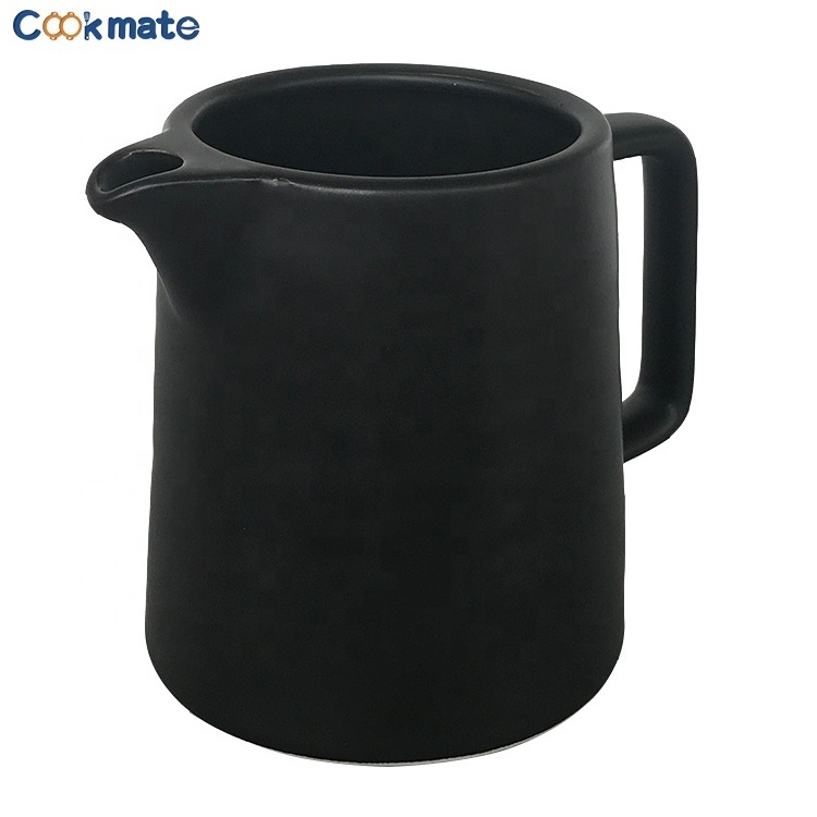 Stock Black Metal Box  Iron Handle 600 ML Kettle with Thermometer V60 Ceramics Manual Coffee Accessories