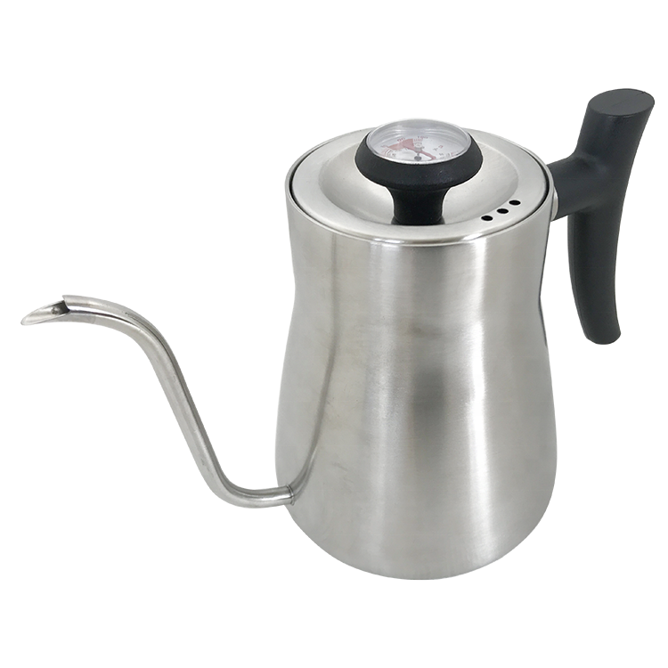 2023 New Style Wholesale Hot Tea Kettle Stainless Steel Teapot Coffee Drip Kettle 750ml