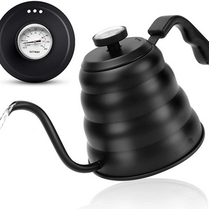 Gooseneck Kettle Pour Over Coffee Kettle with Thermometer Tea Pot with Triple Layered Base Anti-Rust Design for all Stovetops