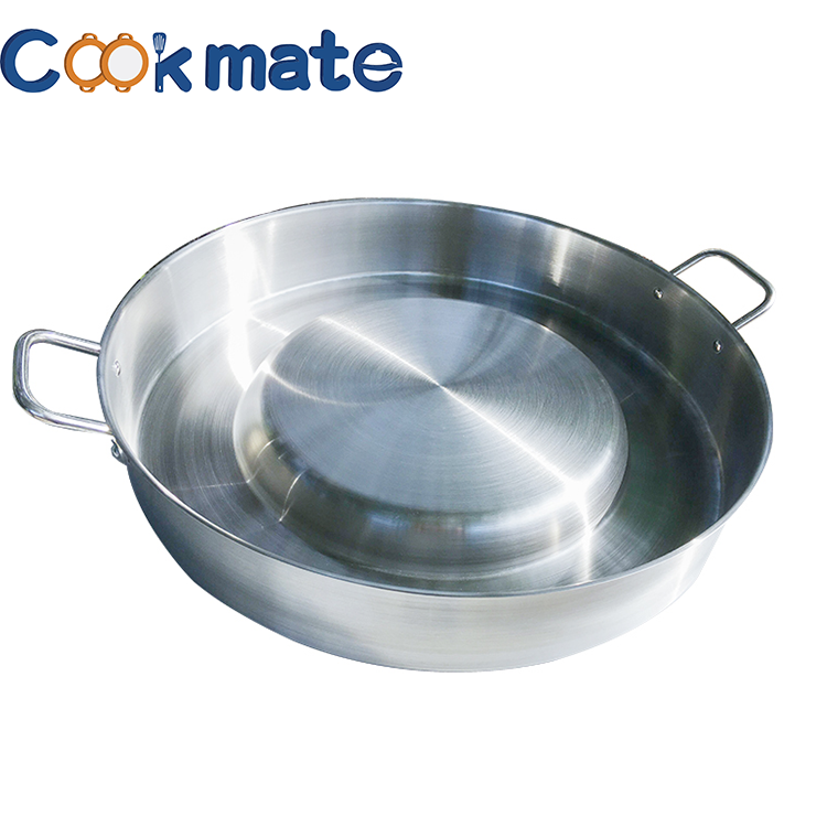 Stainless Steel Material Round Non Stick Convex Comals Pozo Griddle Taco Grill Fry Pan Wok