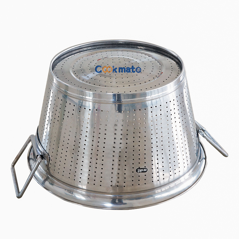 Cookmate Vegetable Fruit Stainless Steel Wire Mesh Strainer Colander Sieve For Potato Drain Basket