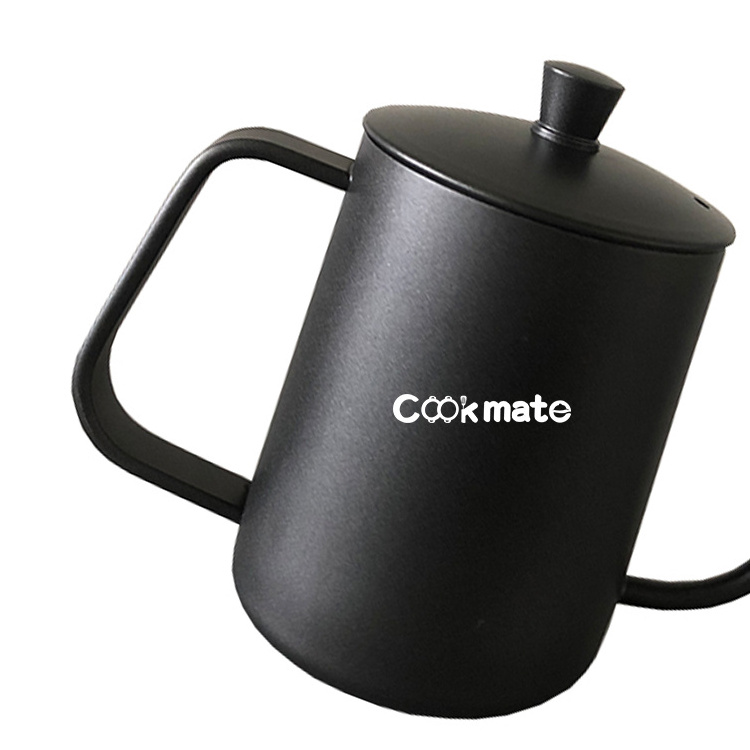 Cookmate Pour Over Coffee Kettle Thermos Tea Pot Enamel Kettles With Holder