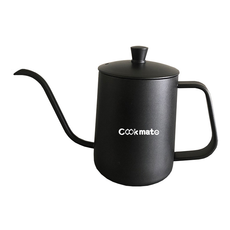 Cookmate Pour Over Coffee Kettle Thermos Tea Pot Enamel Kettles With Holder