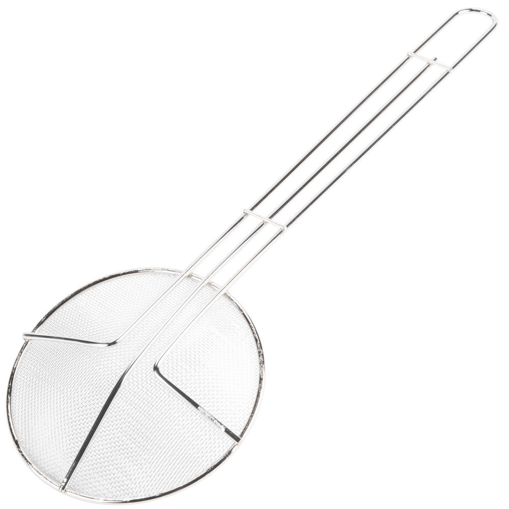 Ladle Stainless Steel Frying Basket With Long Handle Large Spoon Food Japanese Pasta Kitchen strainer skimmer