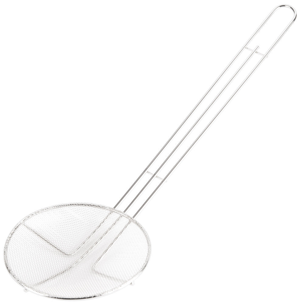 Ladle Stainless Steel Frying Basket With Long Handle Large Spoon Food Japanese Pasta Kitchen strainer skimmer