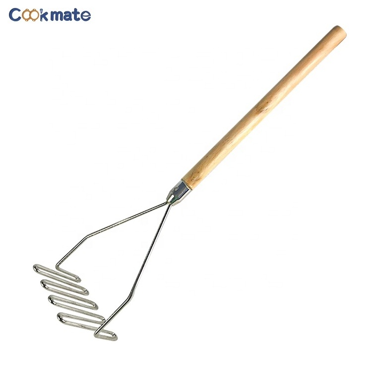 Potato Masher Stainless Steel - Premium Masher Hand Tool Potato Smasher Metal Wire Utensil for Best Mash for Bean, Avocado