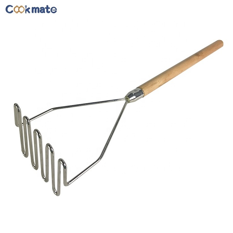 Potato Masher Stainless Steel - Premium Masher Hand Tool Potato Smasher Metal Wire Utensil for Best Mash for Bean, Avocado