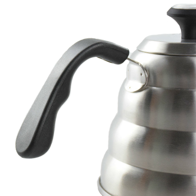 1.2L Stainless Steel Insulated BPA Free Plastic Ergonomic Handle GlassTop With Thermometer Gooseneck Pour Over Coffee  kettle