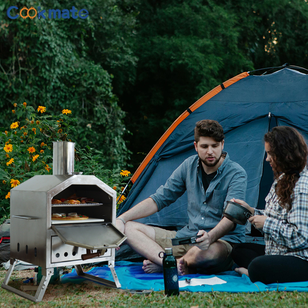 2023 Popular Portable Outdoor Wood Stove with Pizza Oven