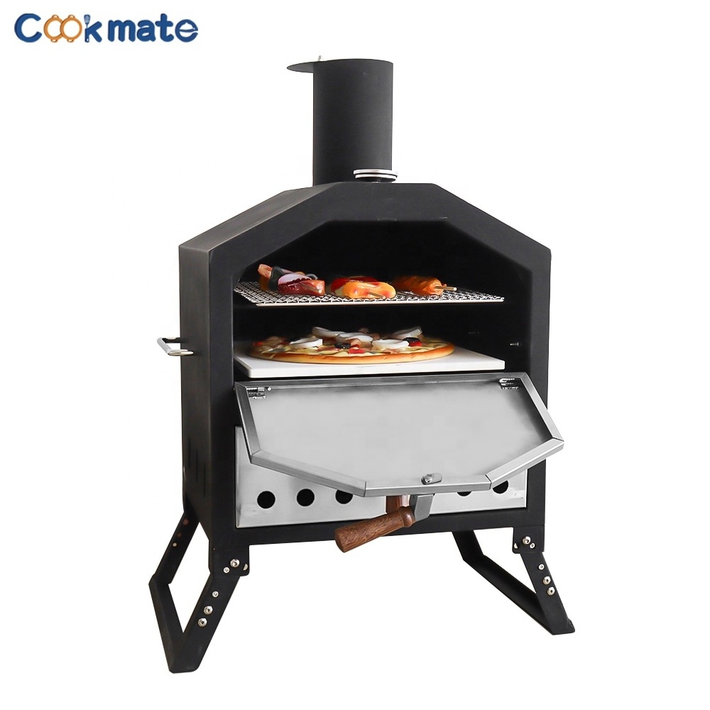 2023 Popular Portable Outdoor Wood Stove with Pizza Oven