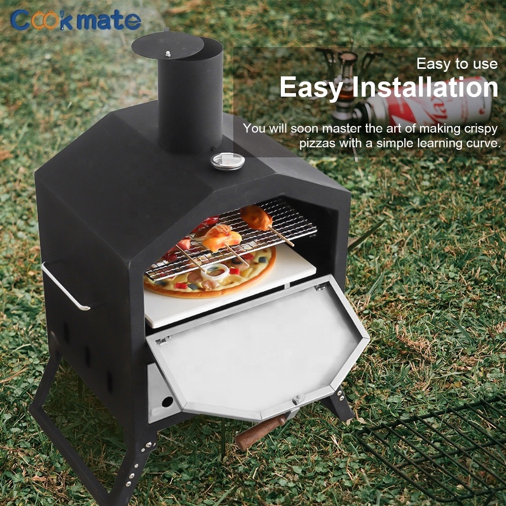 Cookmate Portable Garden Outdoor Backyard Gas Pizza Oven