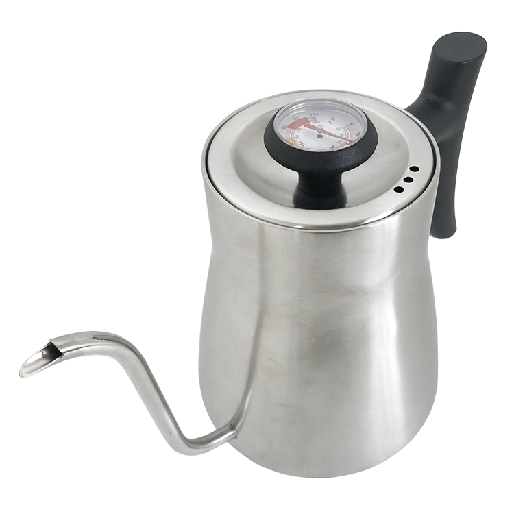 2023 New Style Wholesale Hot Tea Kettle Stainless Steel Teapot Coffee Drip Kettle 750ml