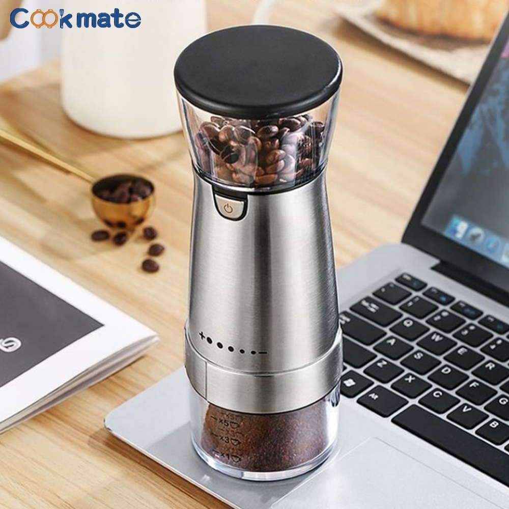 Eco friendly products 2023 smart coffee maker set stainless steel electric coffee grinder machine