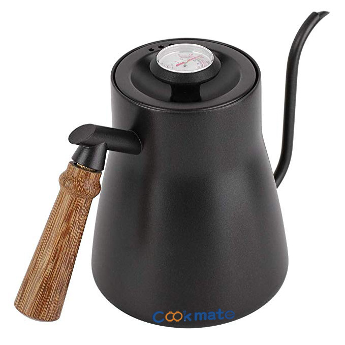 Pour Over Brew Barista Flow Gooseneck Tea Kettle Coffee Kettle with Thermometer