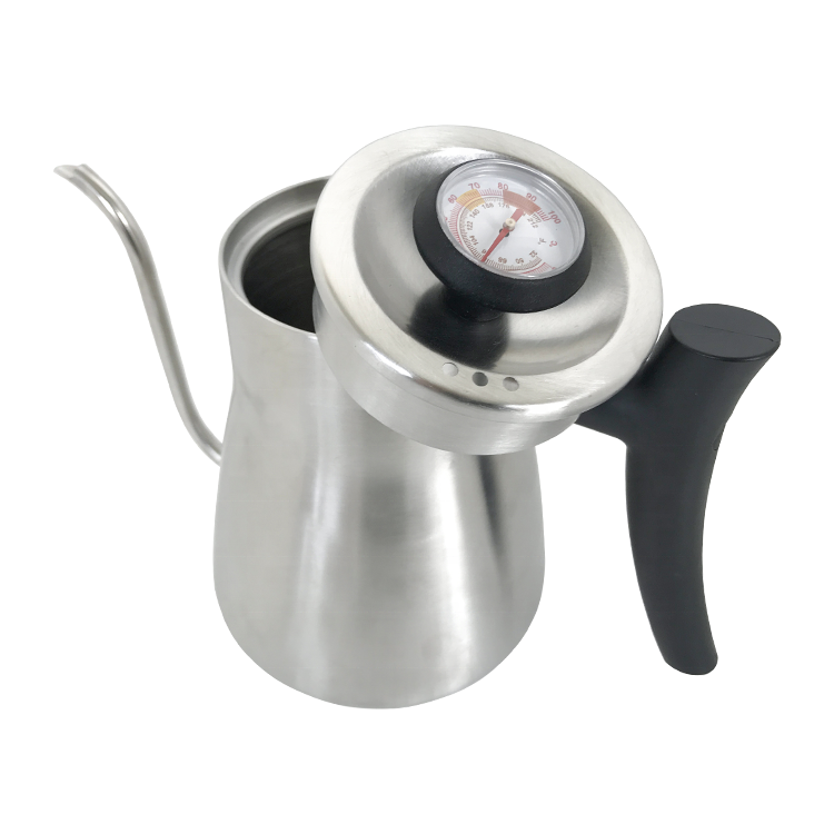 2023 New Style Wholesale Hot Tea Kettle Stainless Steel Teapot Coffee Drip Kettle 750ml