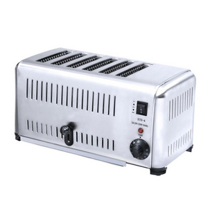 Restaurant Equipment Automatic Pop-up Commercial 6 Slice Oven Toaster