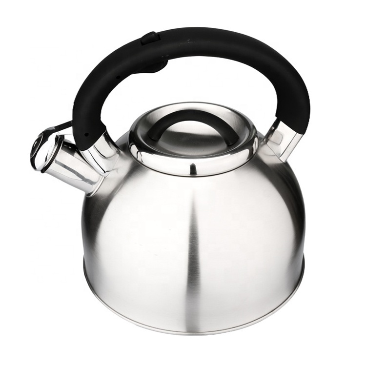 Whistling Tea Kettle Stainless Steel Anti Rust with Cool Touch Handle Stove top kettle for Gas