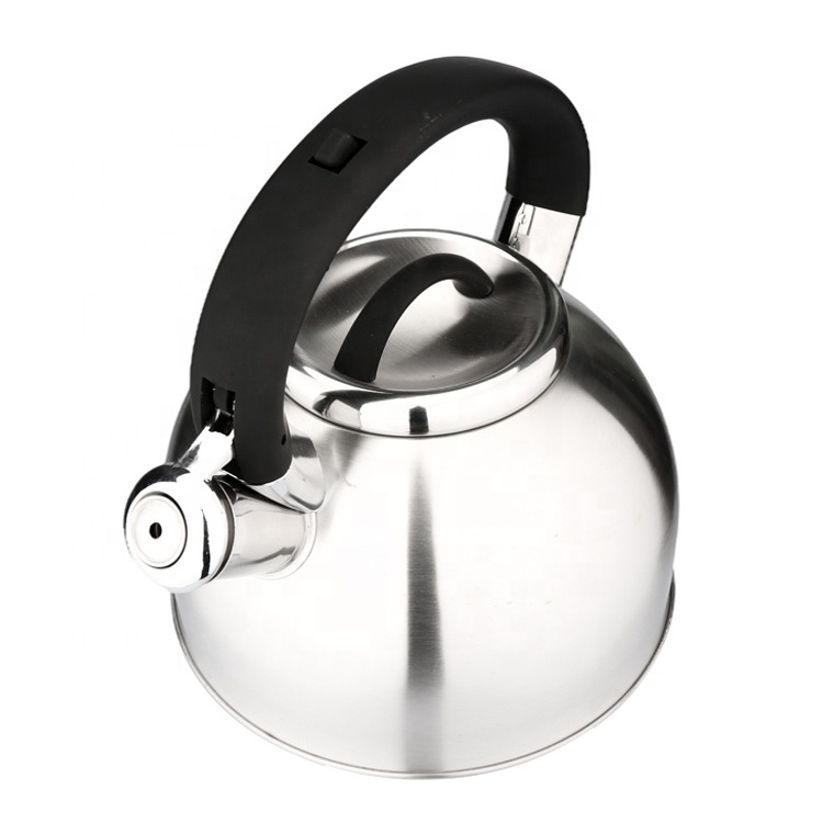 Whistling Tea Kettle Stainless Steel Anti Rust with Cool Touch Handle Stove top kettle for Gas