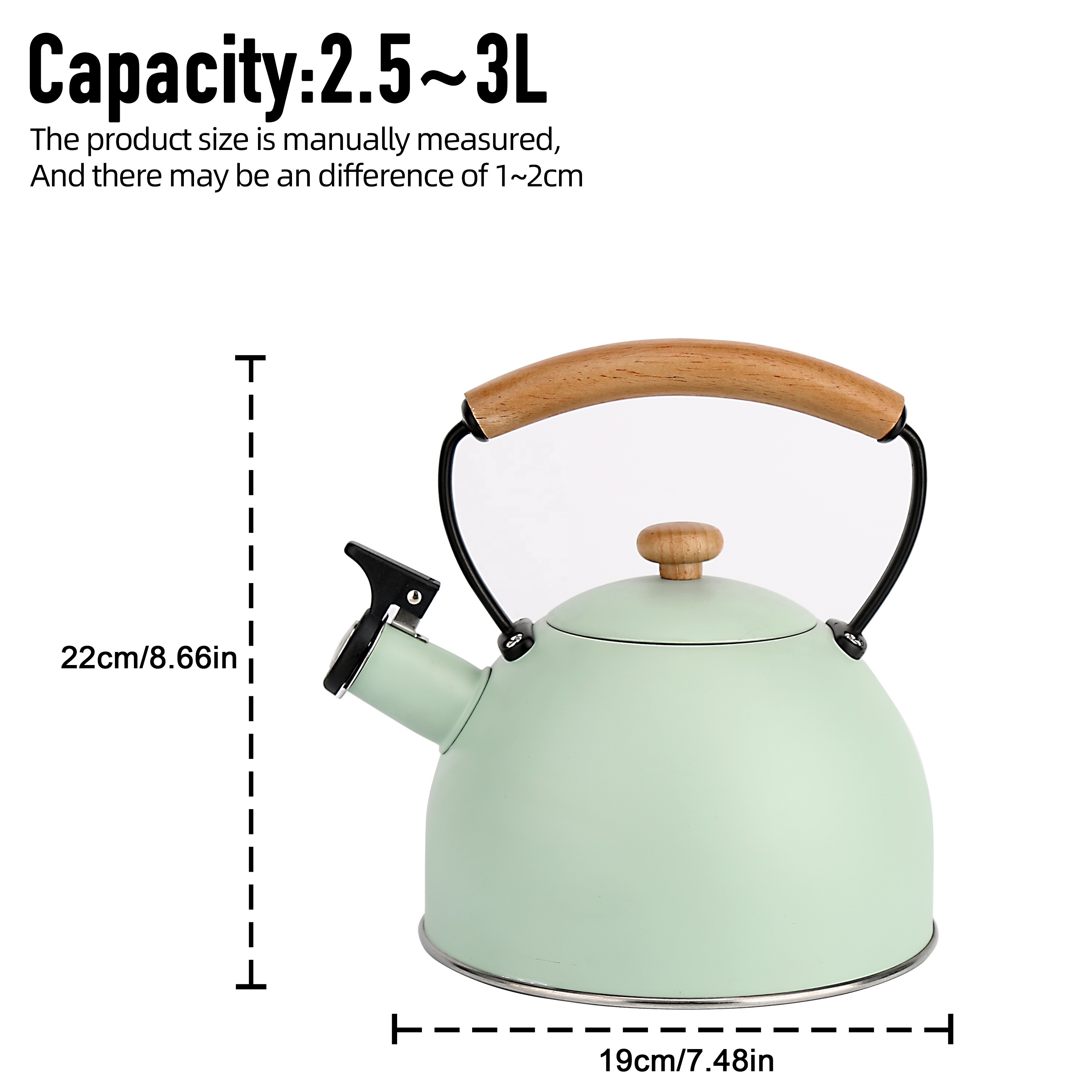 stainless steel  korean cute novelty tea kettle