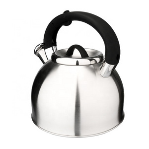 Whistling Tea Kettle Stainless Steel Anti Rust with Cool Touch Handle Stove top kettle for Gas