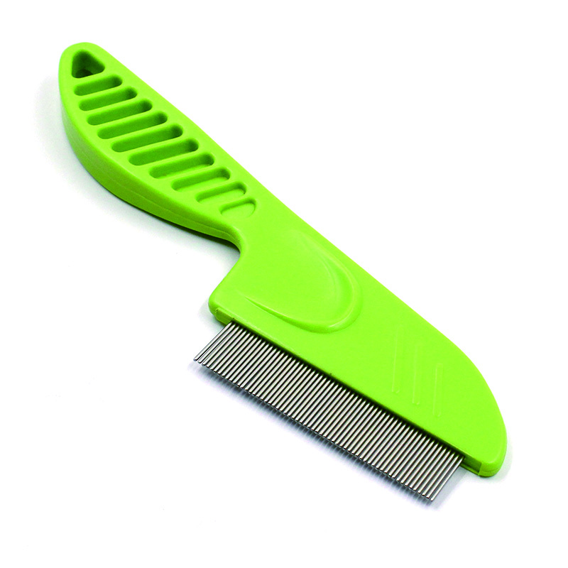 Pet Products Hair Grooming Stainless Steel Flea Lice Comb For Small Dogs And Cats