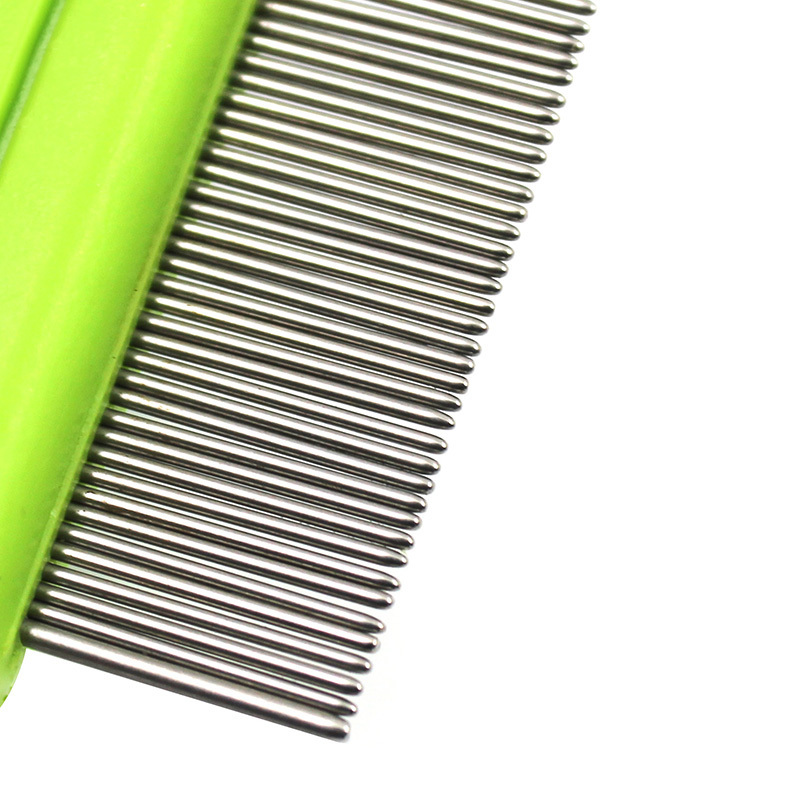 Stainless steel Short Teeth Pet Cat Dog Animal Puppy Hair Fur Lice Nit Louse Tick Flea Removing Cleaning Comb