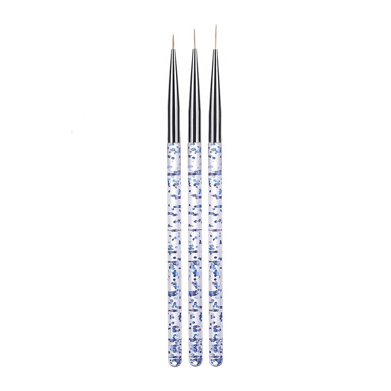 3 designs Nail Art Design Pen Painting Polish Brush Drawing Tool 3pcs/set nail drawing brush