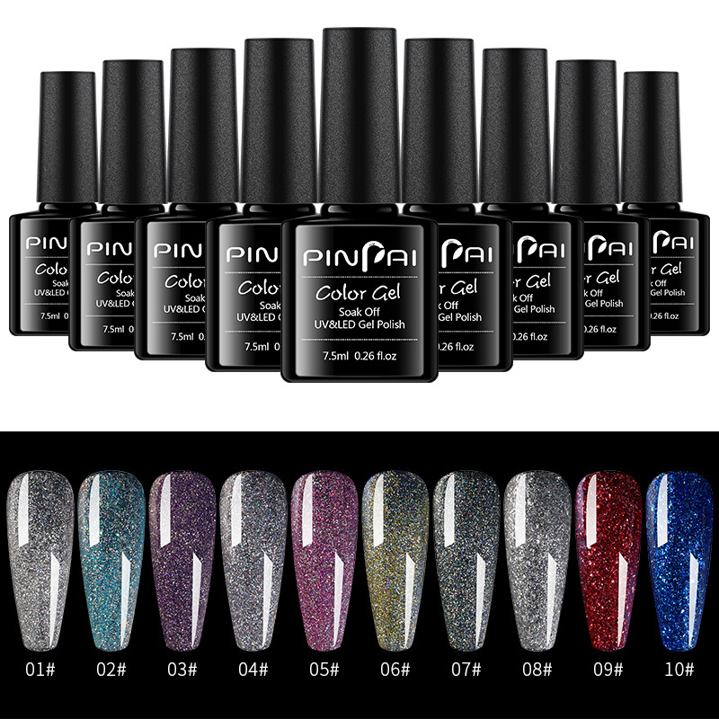 High -efficiency multiple colors Tiny Diamond Gel Polish Nail Glue