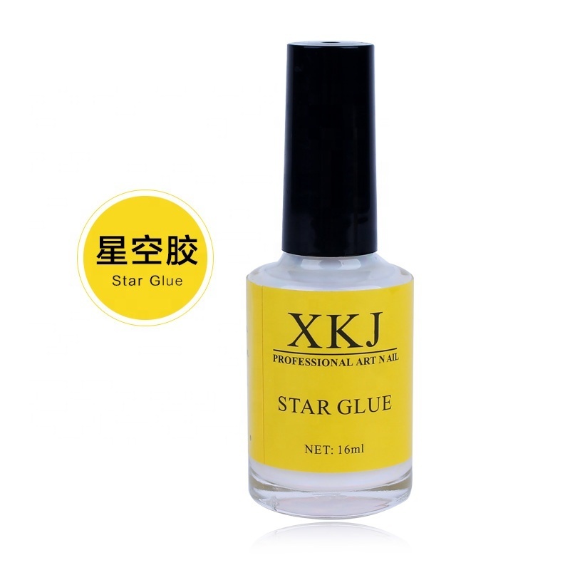 Pro Nail Art Glue for Foil Stickers Nail Transfer Tips Adhesive15ml Star Nails