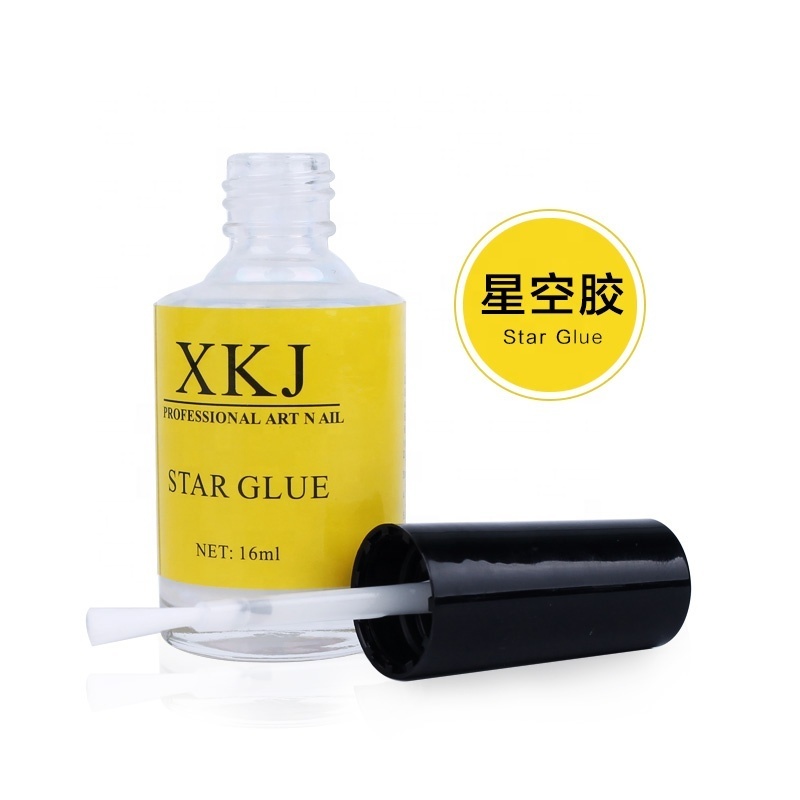 Pro Nail Art Glue for Foil Stickers Nail Transfer Tips Adhesive15ml Star Nails