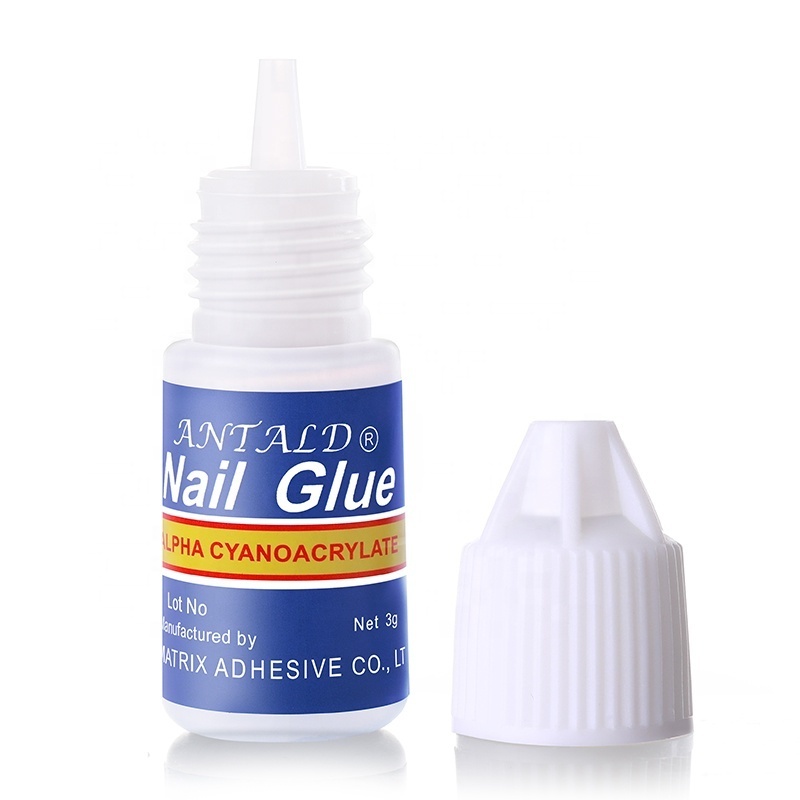 Professional cheap nail glue for nail tips and nail art decoration