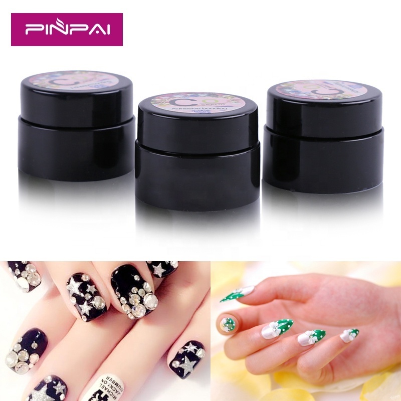 High quality nail art sticky decoration diamond nail glue