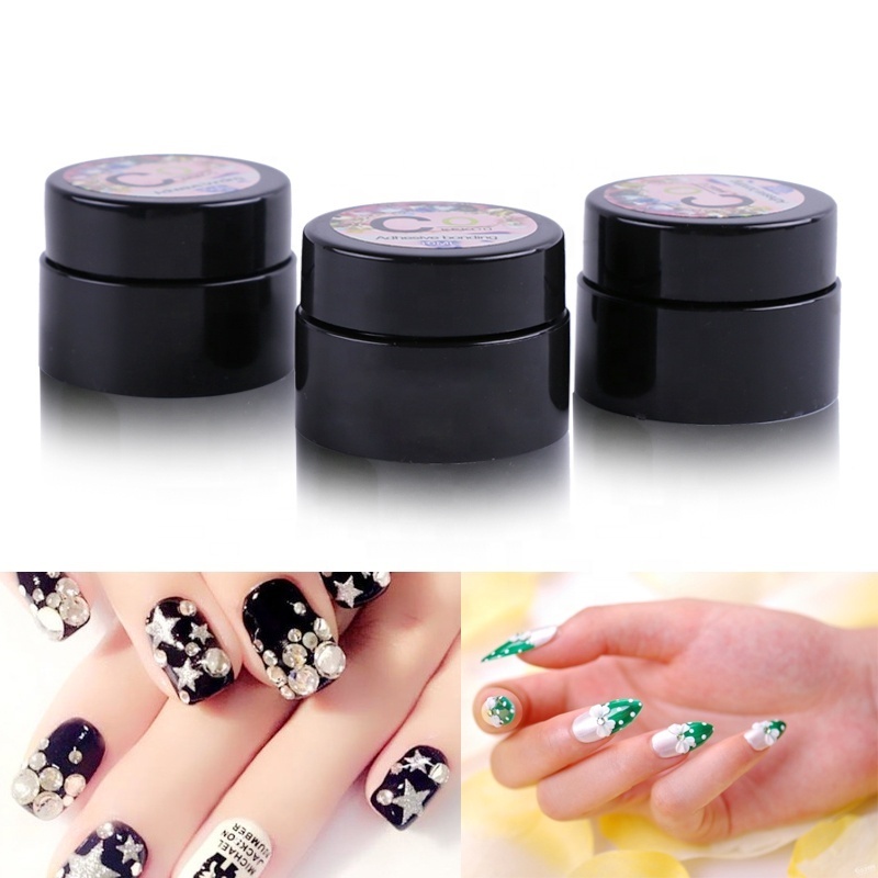 High quality nail art sticky decoration diamond nail glue