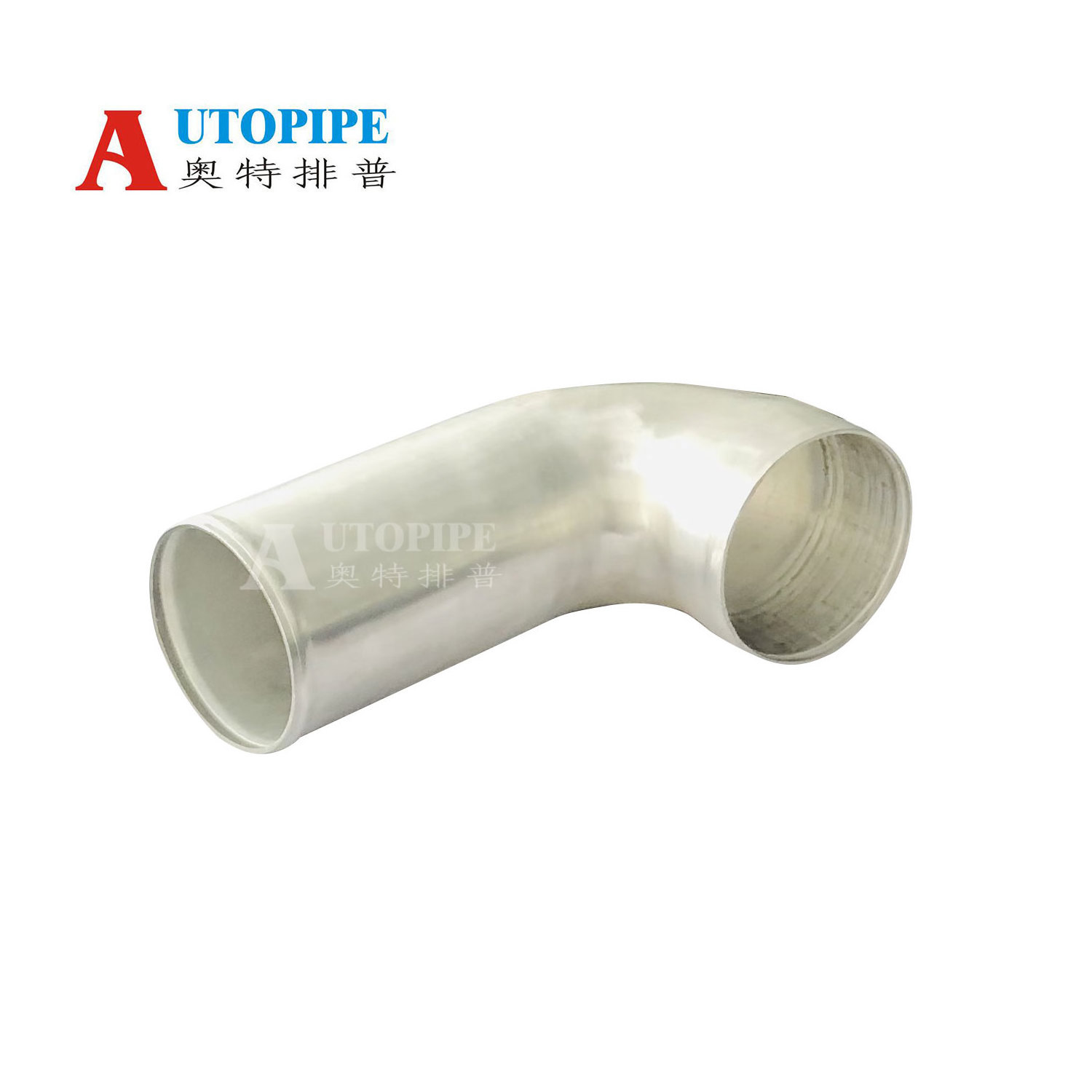 Auto Parts Aluminum Sanitary Pipe Fittings 0.75D Customized Exhaust Bend  Pipe  Exhaust Bent Pipe Mandrel Bends