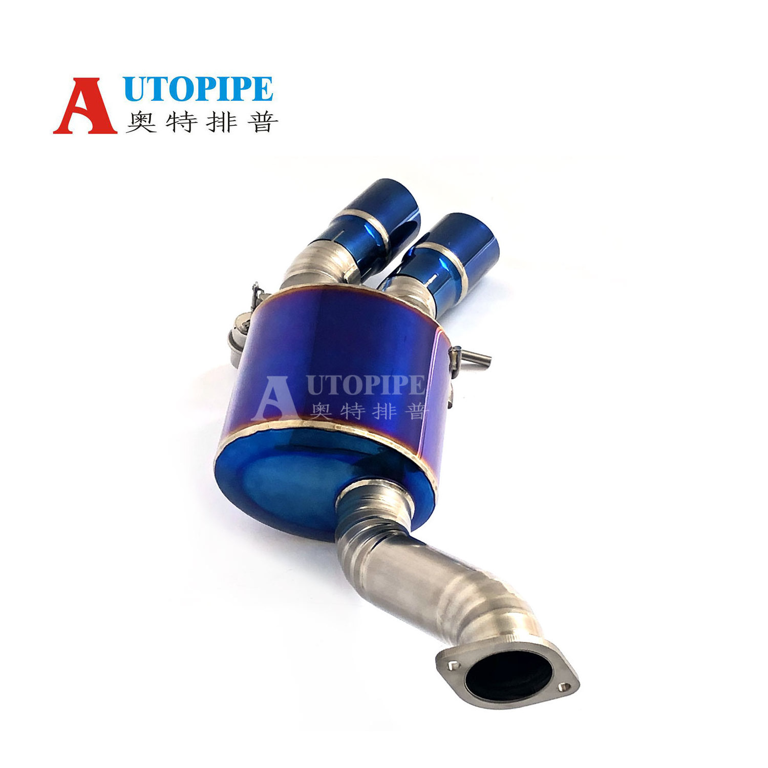 High Performance Customized Muffler Exhaust Racing  Muffler  For Audi A4 Universal Truck Alloy  Exhaust Muffler