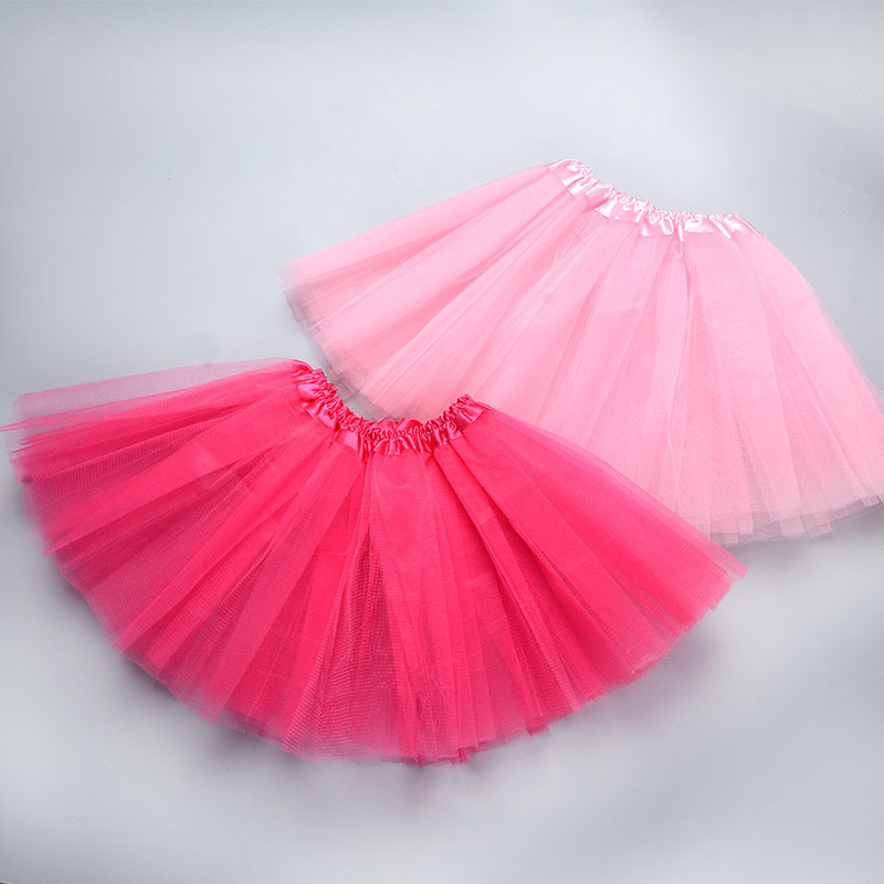 2023 New cheap kids ballet tulle children dust pink dance tutu girl dress tutu skirts for girls kids