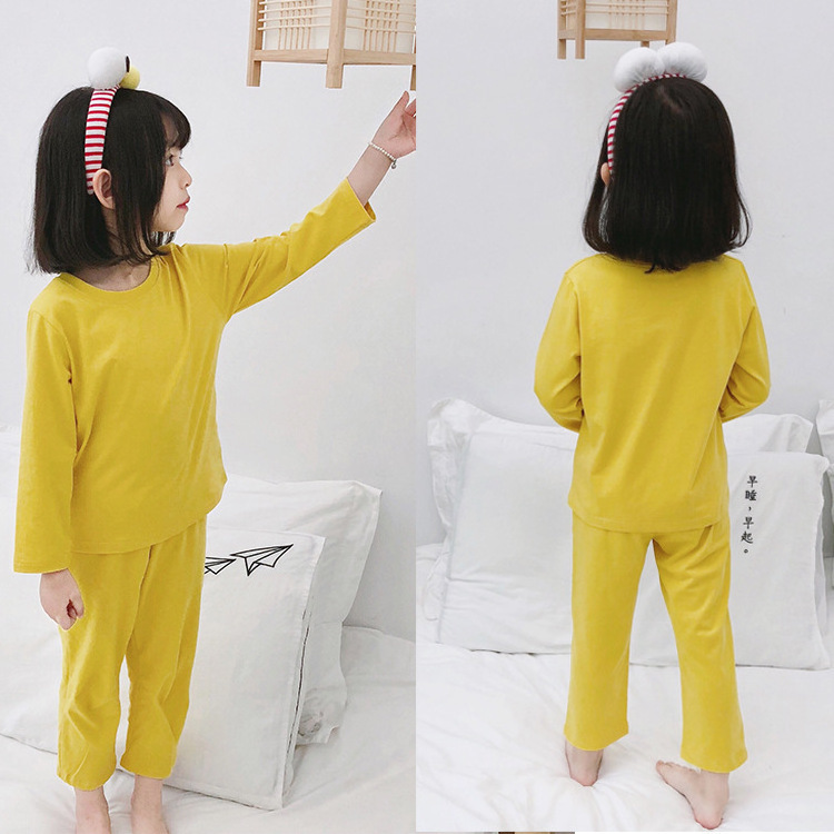 wholesale kids girls sleepwear pajamas short Blank girl sleepwear for summer custom kids pajamas girl cotton pyjamas