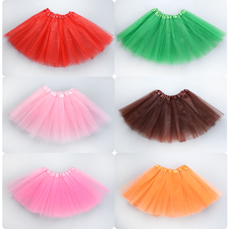 2023 New cheap kids ballet tulle children dust pink dance tutu girl dress tutu skirts for girls kids