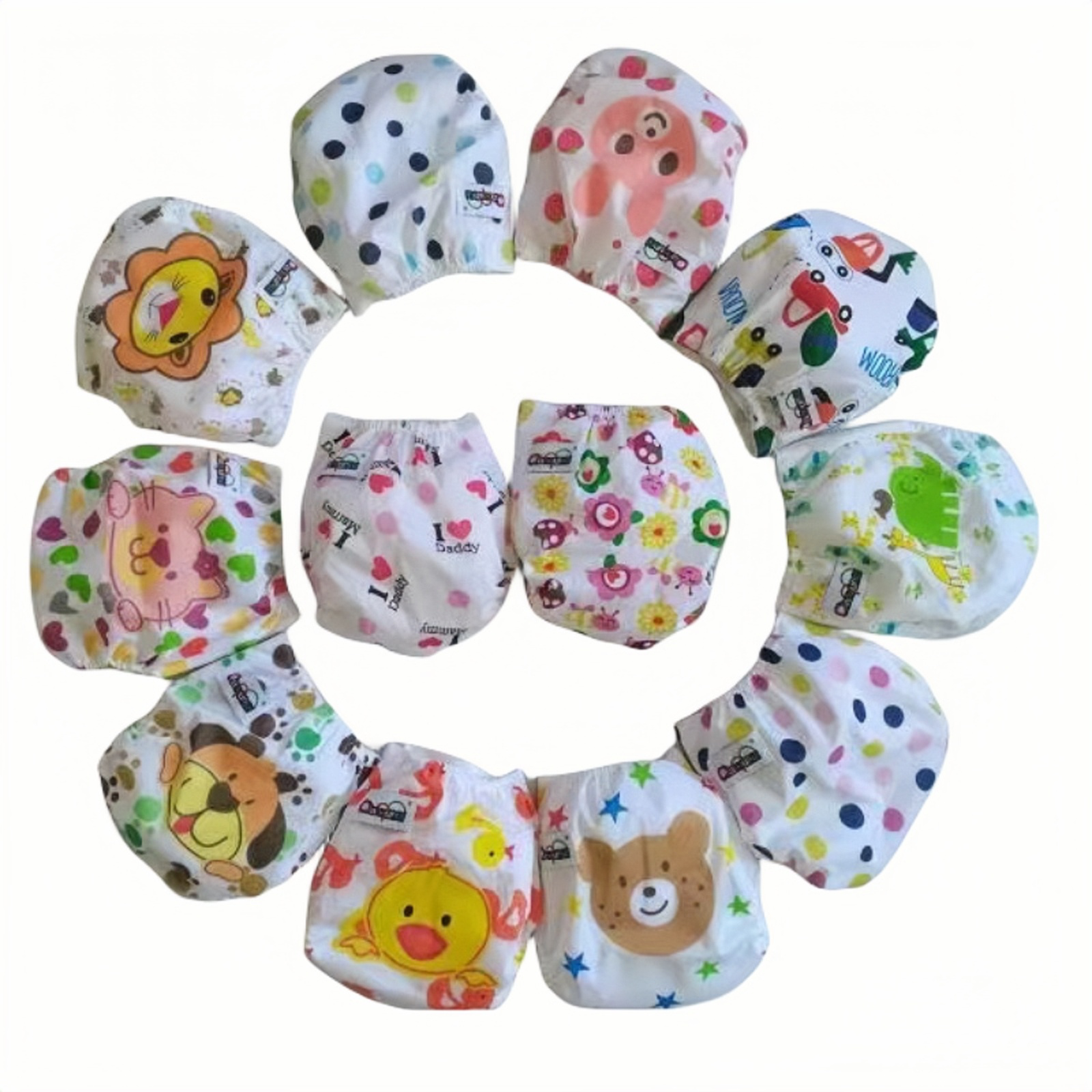 D02 wholesale  reusable baby cloth diaper washable and waterproof diapers pants baby newborn baby cloth diaper